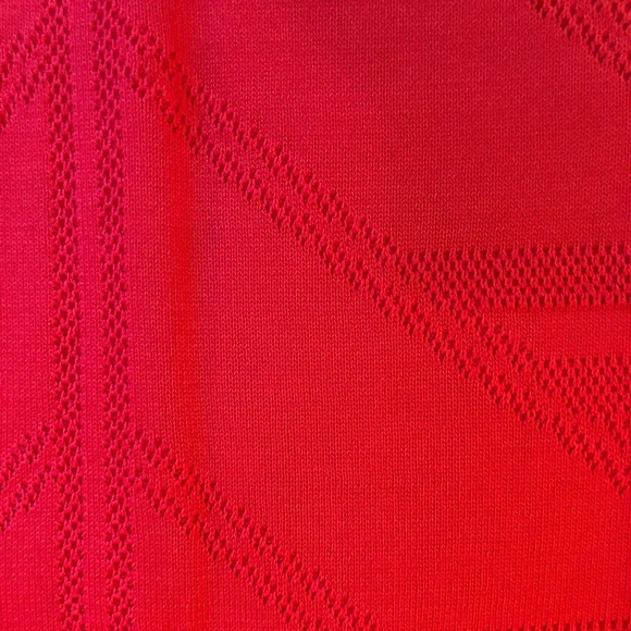 Red Bodycon Holiday Dress, Torn by Ronny Kobo - Picture 6 of 7